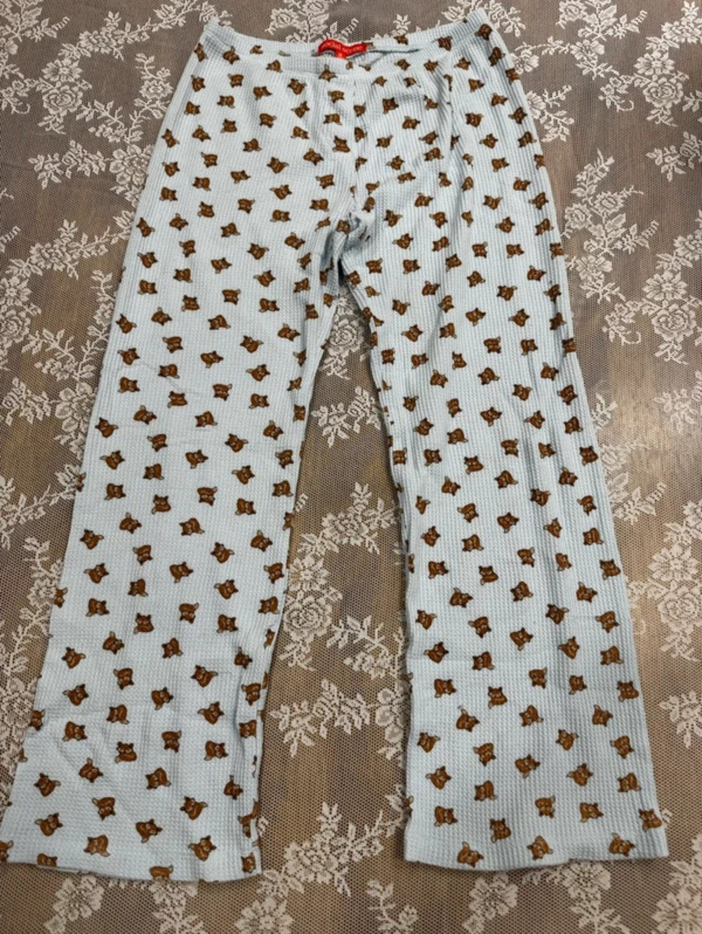 blue fox pajama pants
